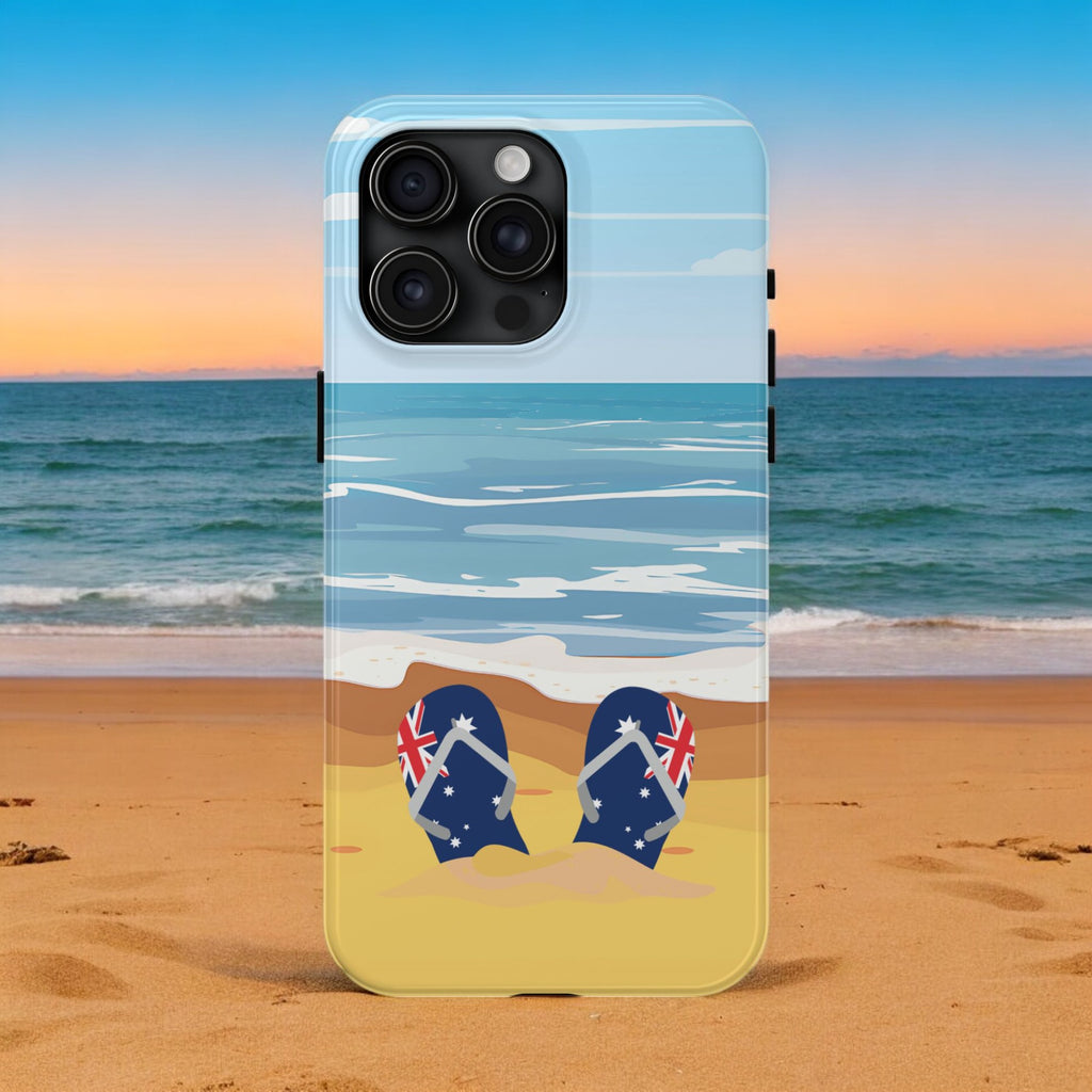 Australia_Beach_Slippers_DMERCHS_Tough_iPhone_case