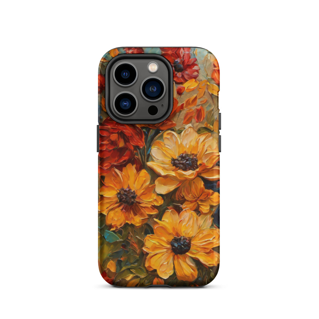 Autumn_Flower_DMERCHS_Tough_iPhone_case