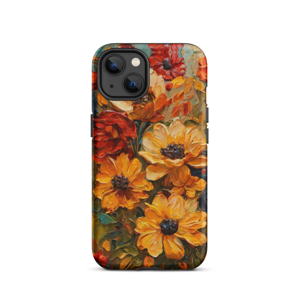 Autumn_Flower_DMERCHS_Tough_iPhone_case