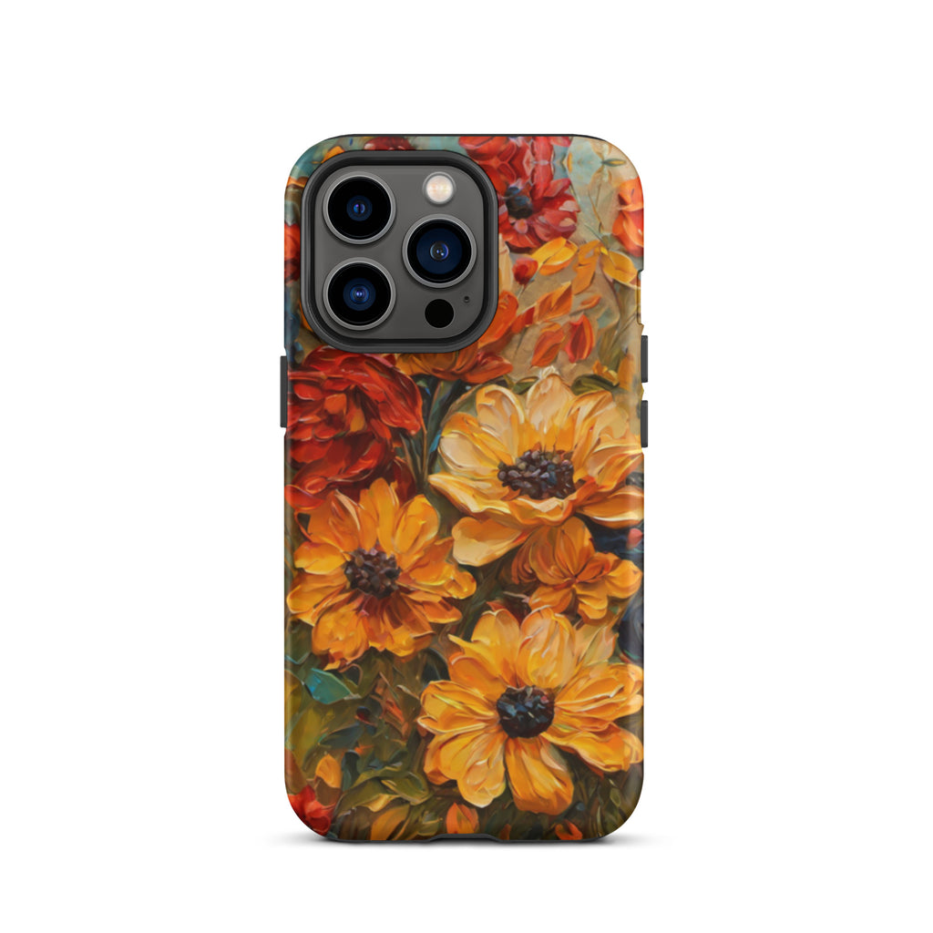 Autumn_Flower_DMERCHS_Tough_iPhone_case