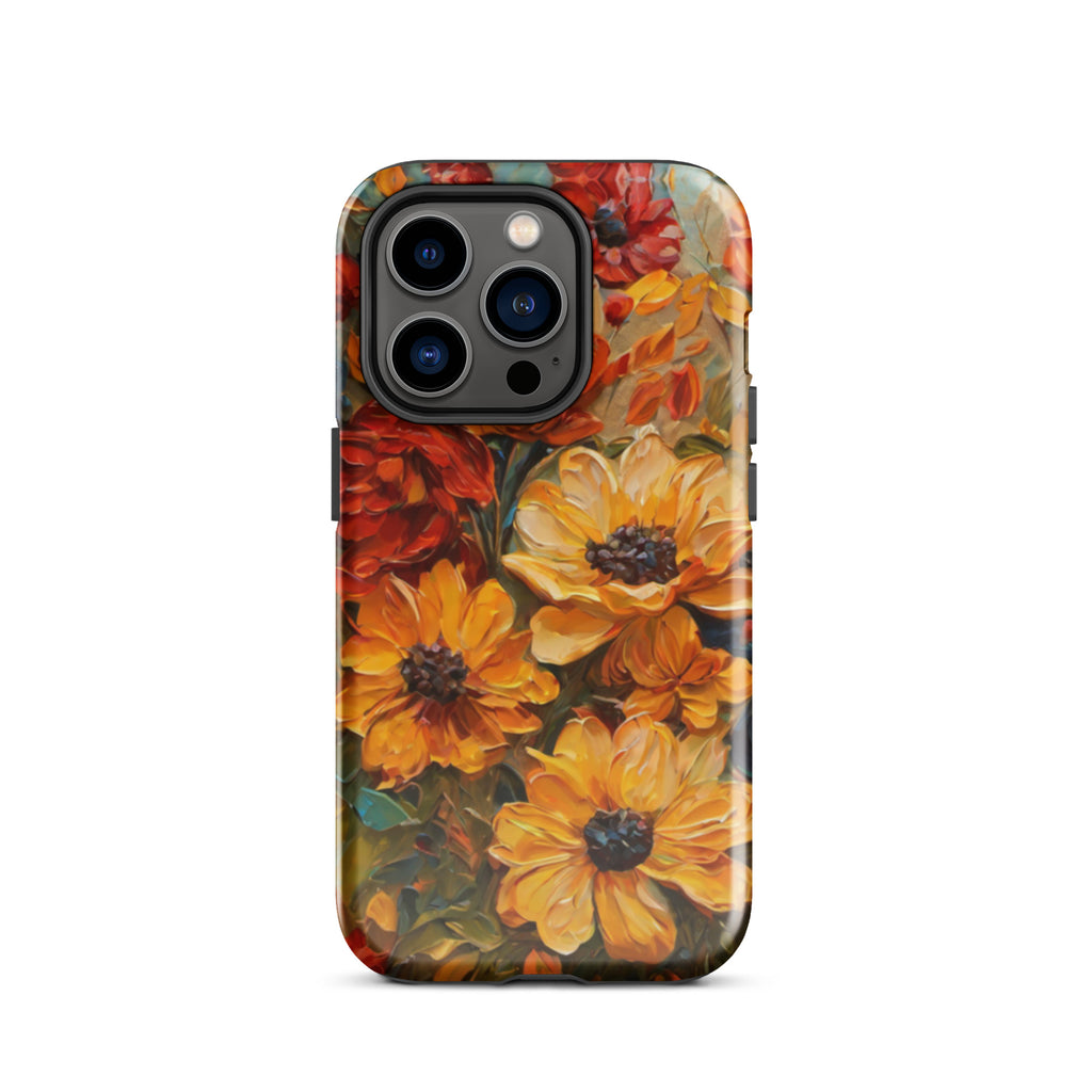 Autumn_Flower_DMERCHS_Tough_iPhone_case