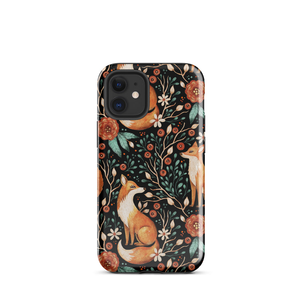 Autumn_Fox_Pattern_DMERCHS_Tough_iPhone_case