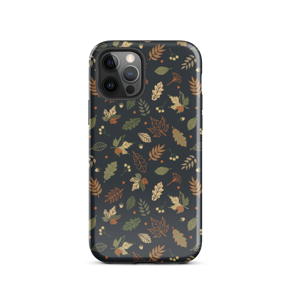 Autumn_Twilight_Leaves_DMERCHS_Tough_iPhone_case