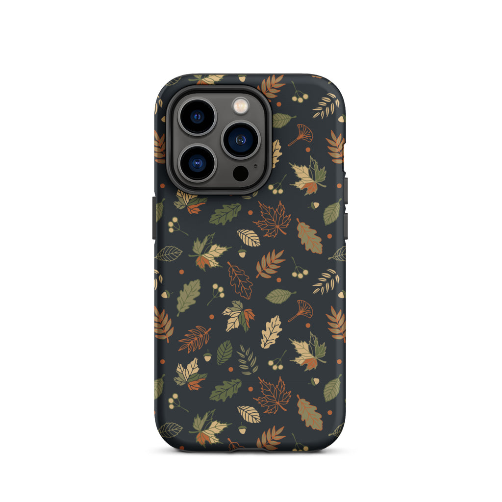 Autumn_Twilight_Leaves_DMERCHS_Tough_iPhone_case