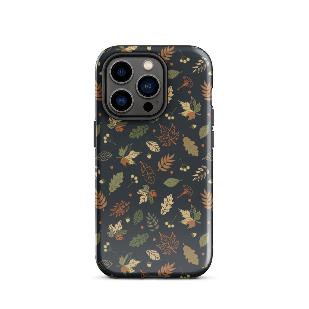 Autumn_Twilight_Leaves_DMERCHS_Tough_iPhone_case