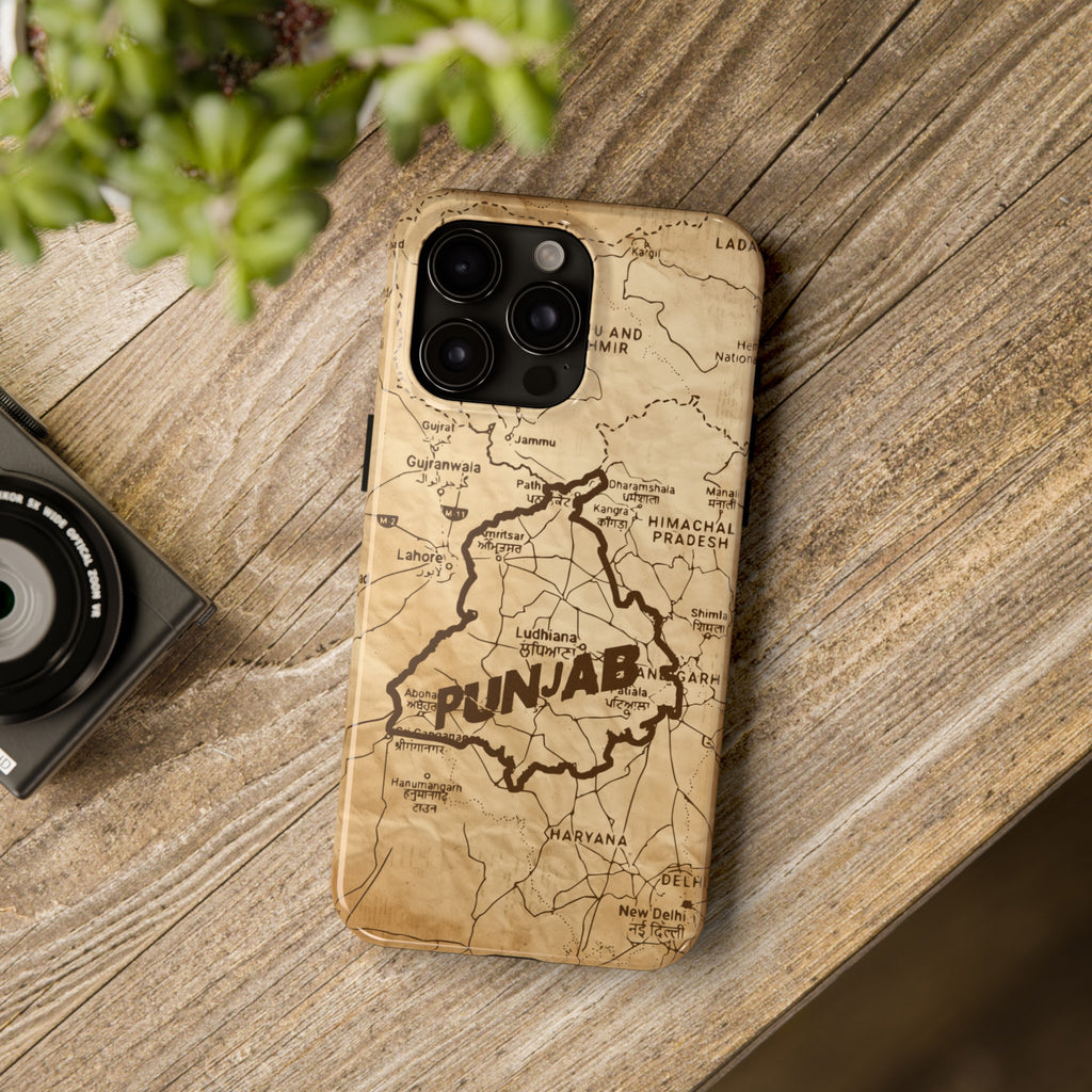 Punjab map iphone case